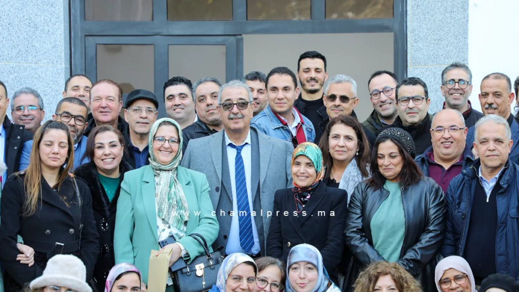 تكريم الأستاذ محمد عواج: مسيرة مهنية حافلة بالإنجازات والتفاني في خدمة التعليم بجهة طنجة تطوان الحسيمة